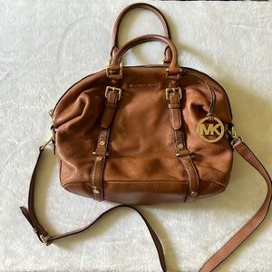 Michael Kors Satchel bag-tan-used many times